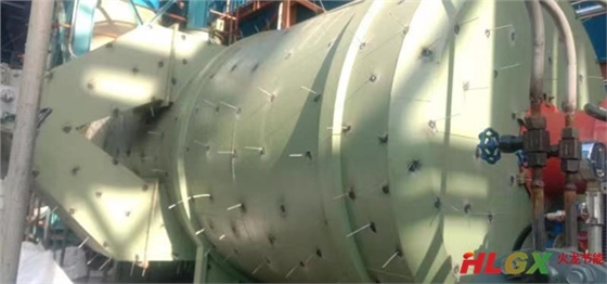 鋼廠(chǎng)熱風(fēng)爐外保溫流程