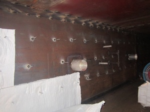 鍍鋅線(xiàn)背襯毯施工