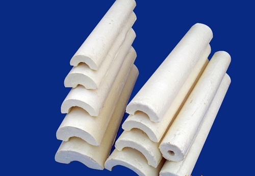 電廠(chǎng)管道保溫用硅酸鋁管殼