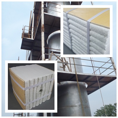 ?；⒅榕蛎洜t用陶瓷纖維保溫材料