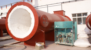 山東天力熱風(fēng)爐陶瓷纖維噴涂料、模塊安裝施工